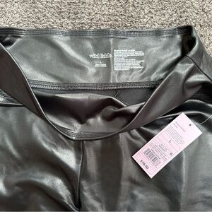 Wild Fable Shiny Black Faux Leather Leggings